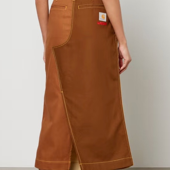 Marni x Carhartt WP Canvas & Corduroy Pencil Skirt - Picture 2 of 13